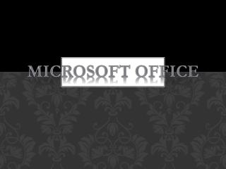 Microsoft office