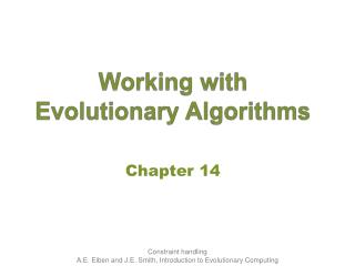 Working with Evolutionary Algorithms