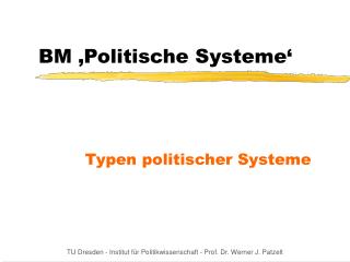 BM ‚Politische Systeme‘