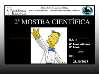 2ª MOSTRA CIENTÍFICA