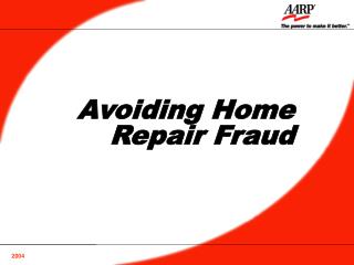 Avoiding Home Repair Fraud
