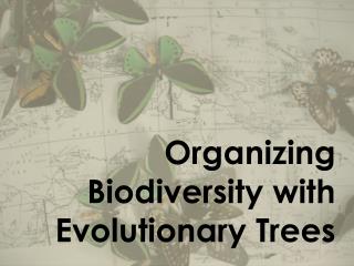 Organizing Biodiversity with Evolutionary Trees