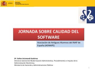 JORNADA SOBRE CALIDAD DEL SOFTWARE