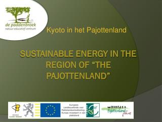 Sustainable energy in the region of “the Pajottenland”