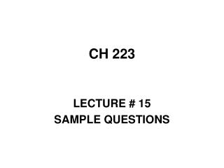 CH 223