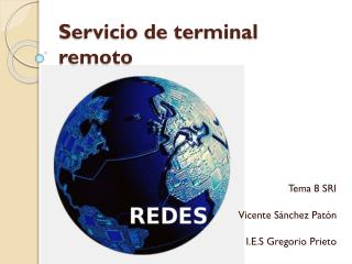 Servicio de terminal remoto