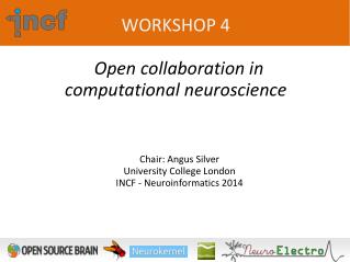 WORKSHOP 4 Open collaboration in computational neuroscience