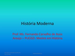 História Moderna