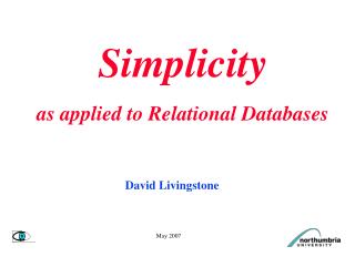 Simplicity
