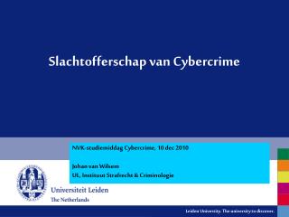 Slachtofferschap van Cybercrime
