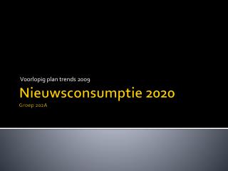 Nieuwsconsumptie 2020 Groep 202A