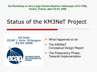 Status of the KM3NeT Project