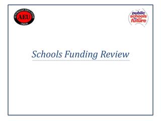 Schools Funding Review