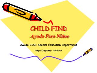 CHILD FIND Ayuda Para Niños