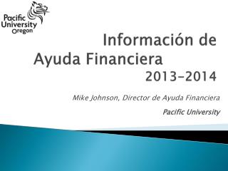 Información de Ayuda Financiera 2013-2014