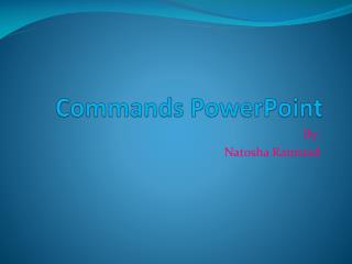 Commands PowerPoint