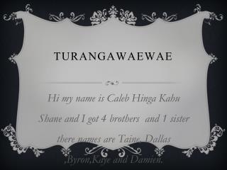 TURANGAWAEWAE