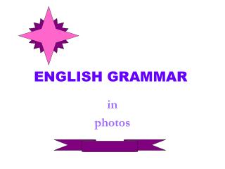 ENGLISH GRAMMAR