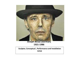 Joseph Beuys (German) 1921-1986