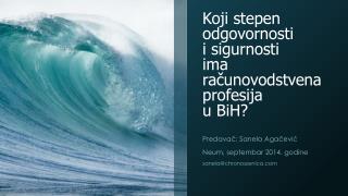 Koji stepen odgovornosti i sigurnosti ima računovodstvena profesija u BiH?