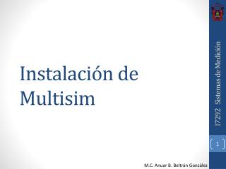 Instalación de Multisim