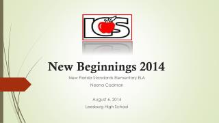 New Beginnings 2014