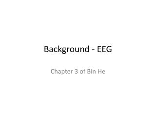 Background - EEG