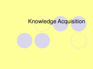 Knowledge Acquisition