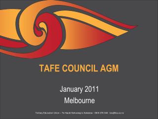 TAFE COUNCIL AGM