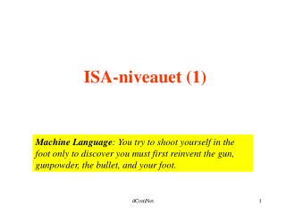 ISA-niveauet (1)