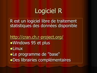 Logiciel R