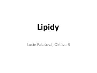 Lipidy