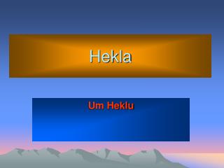 Hekla