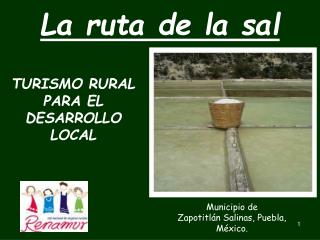 TURISMO RURAL PARA EL DESARROLLO LOCAL