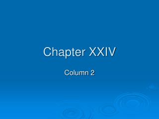 Chapter XXIV