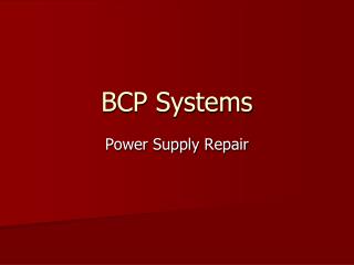 BCP Systems