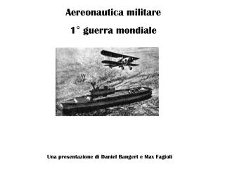 Aereonautica militare 1° guerra mondiale