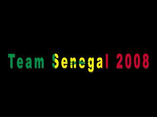 Team Senegal 2008