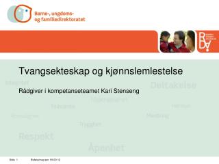 Tvangsekteskap og kjønnslemlestelse
