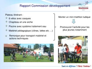 Rapport Commission développement