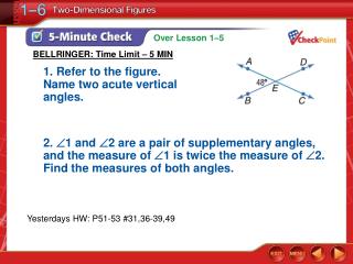 5-Minute Check 1