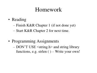 Homework