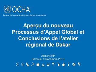 Aperçu du nouveau Processus d’Appel Global et Conclusions de l’atelier régional de Dakar