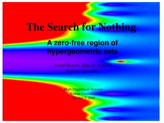A zero-free region of hypergeometric zeta