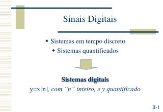 Sinais Digitais