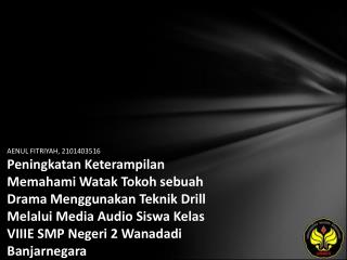 Identitas Mahasiswa
