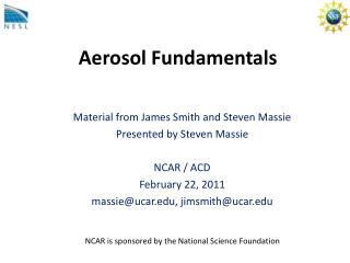 Aerosol Fundamentals