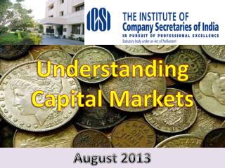 Understanding Capital Markets