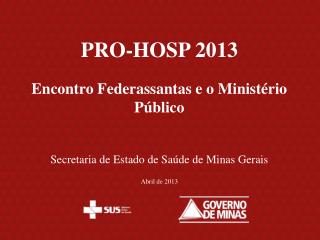 PRO-HOSP 2013