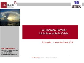 La Empresa Familiar Iniciativas ante la Crisis